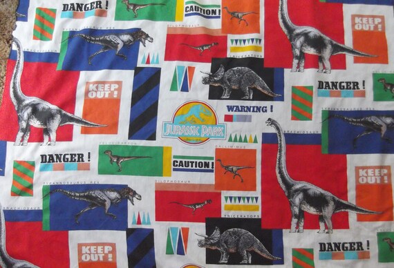 1992 Jurassic Park Twin Flat Sheet - Jurassic Park Twin Bedding Set 1992 Jurassic Park Twin Flat Sheet - Jurassic Park Twin Bedding Set