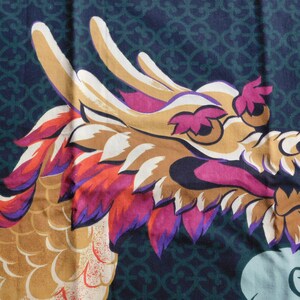 Dragon Breathing Smoke Pillowcase 2 Sided one side Head other side Tail