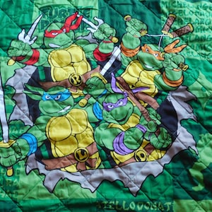 Vintage Teenage Mutant Ninja Turtles Bedding - Etsy