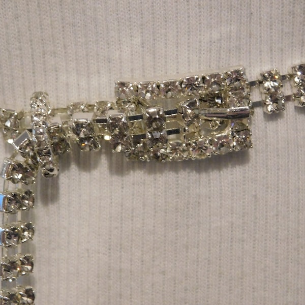 5 Row Rhinestone Belt