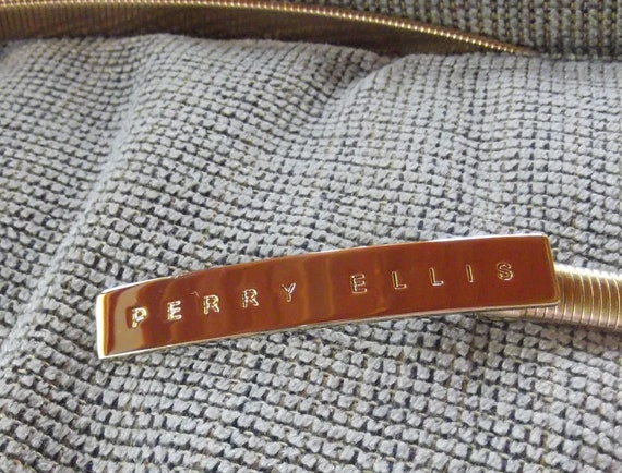 Perry Ellis Gold Snake Belt - image 4