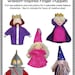 Royal Court Finger Puppets PDF Sewing Pattern