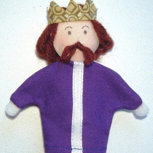 Royal Court Finger Puppets PDF naaipatroon afbeelding 5