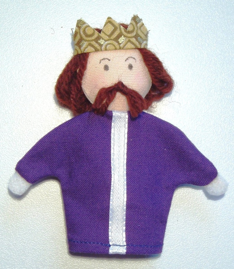 Royal Court Finger Puppets PDF naaipatroon afbeelding 5