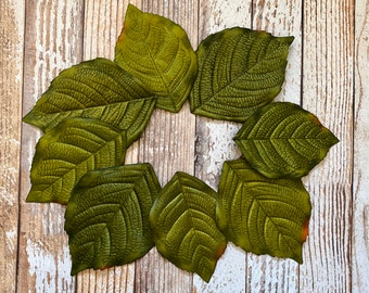 Cotton Fabric Leaves 3color Fabric by the Yard 43/" Wide sh Leaves