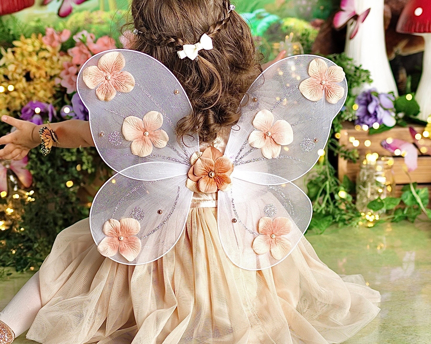 Green Fairy Wings - Fairy Costume Accessories for Women - Funcredible