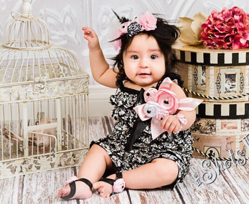 black and white romper outfit