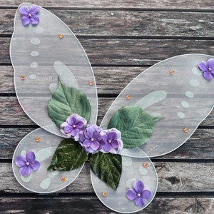 Fairy Wings, Tinkerbell Baby Girl Pixie Flowers Pearls, Garden Party, Leaves, Butterfly Costume, Cake Smash Photo Outfit, 6 month, mesh