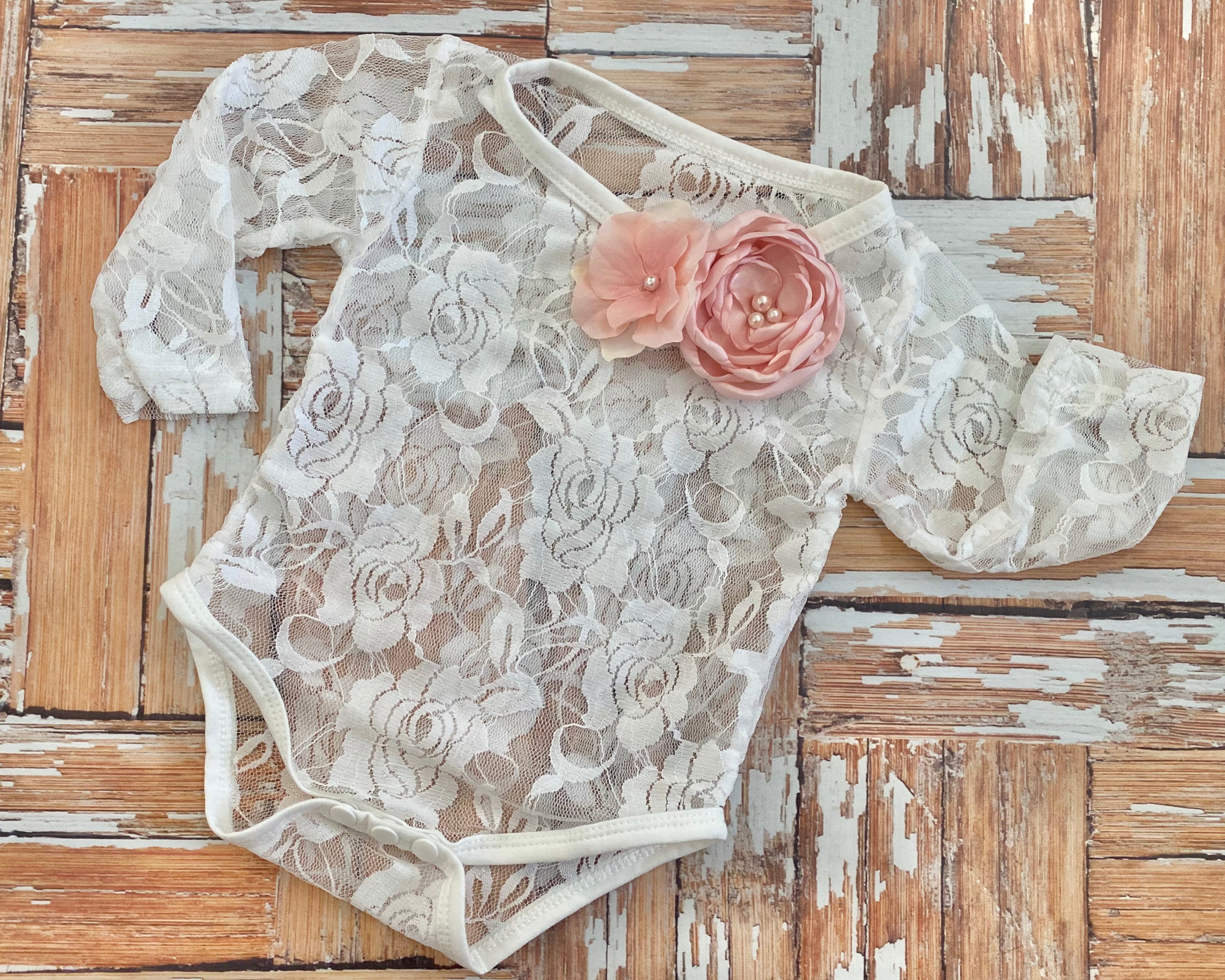 Baby Lace Bodysuit Etsy