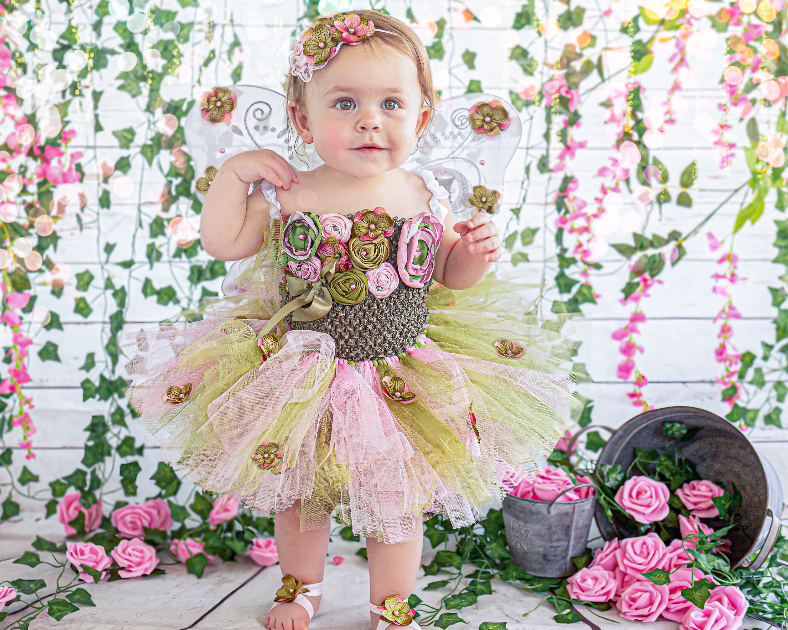 green emerald velvet dress The Feather Fairy Dress (White)