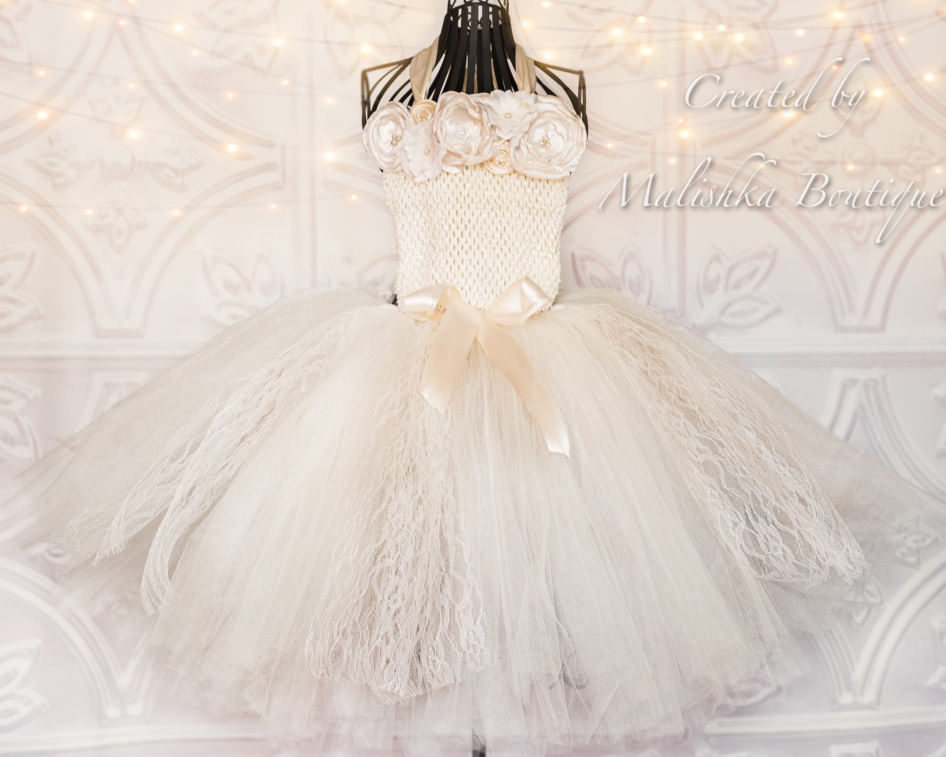Ivory Girl Lace Tutu (2-8 yrs)