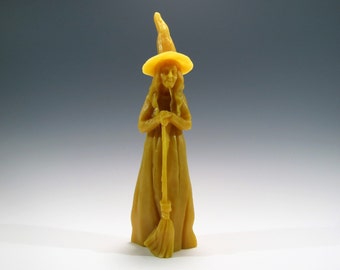 Beeswax Halloween Witch: Tall Wicked Witch Decoration, 10.5 Inch