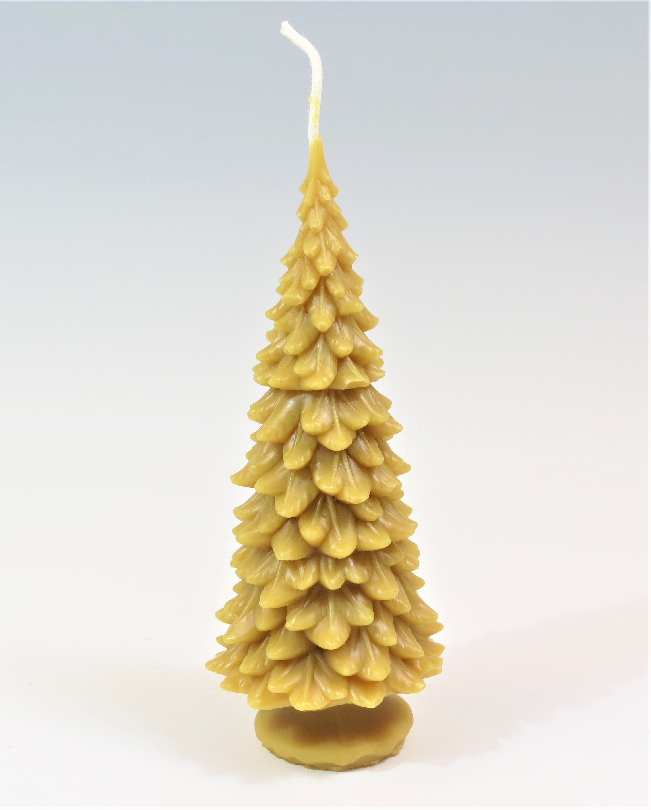 Beeswax Christmas Tree Candle Hand Poured Beeswax Candle Etsy UK