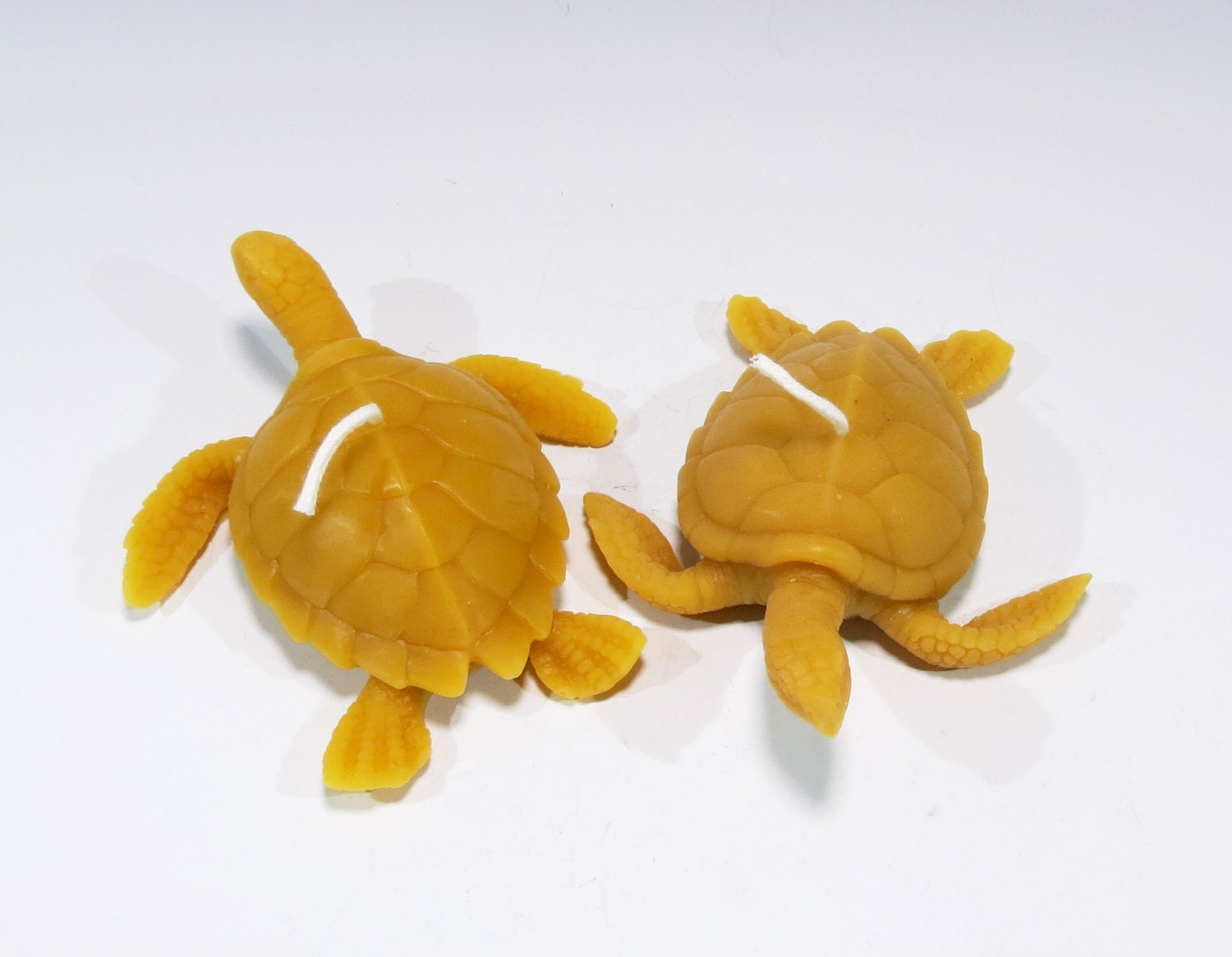 Hand Poured Beeswax Sea Turtle Candles: Honey Scented Nautical Decor - Etsy