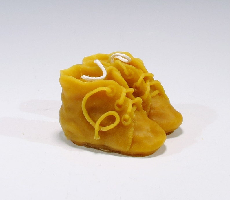 Beeswax Baby Shoe Candle New Mother Gift Toddler Shoes Etsy Beeswax Baby Shoe Candle New Mother Gift Toddler Shoes Etsy