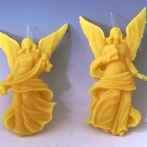 Beeswax Angel Ornament (2) Beeswax Ornament Christmas Ornament
