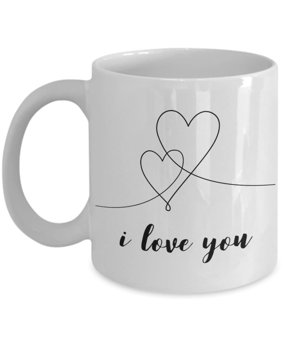 I Love You, Coffee Mug, Coffee Cup, Engagement Gifts, Wedding Gifts ...