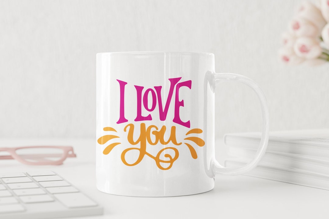 I Love You, Coffee Mug, Coffee Cup, Engagement Gifts, Wedding Gifts ...