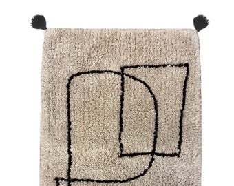 Baumwolle Badematte Bio-Badeteppich Badezimmer Idee Zuhause Geschenk Waschbarer Teppich Einweihungsparty Geschenk