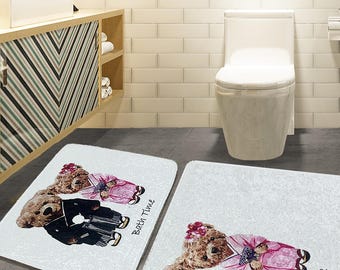 Katzen Print Badematte Bad Teppich Idee Geschenk Geschenk Waschbar