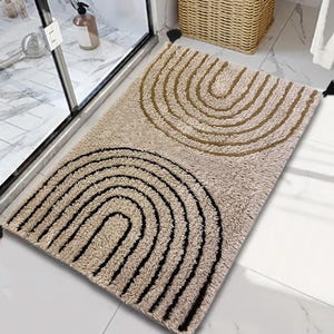Cotton Bathmat Organic Bath Rug Bathroom Idea Home Gift Washable Rug Housewarming Gift