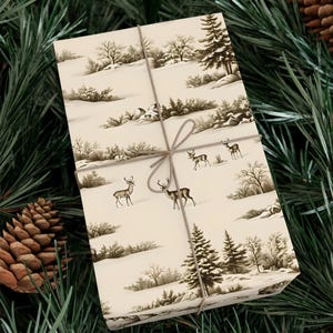 Rustic Woodland Gift Wrap: Eco-Friendly Holiday Paper