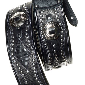 Saddle Straps with Conchos and Studding
