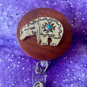 Bobine d'insigne d'ours, bobine rétractable pour carte d'identité, clip nom, infirmière, médecin, cadeau pour enseignant
