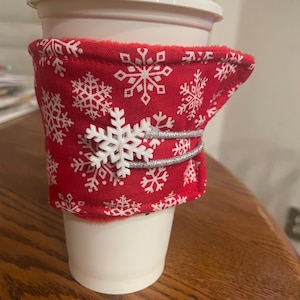 Tea Coffee Sleeve, Handmade Loteria Cartas Marcadas Alexander Henry Day of the Dead Skulls