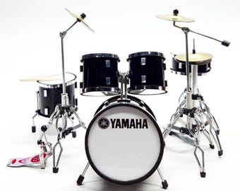 Miniature Drum black scale 1/12