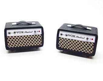 2pcs Miniature Stage Monitor Sound Amplifier, Detailed Music Display & Action Figure Prop, Perfect for Photography or Collectors