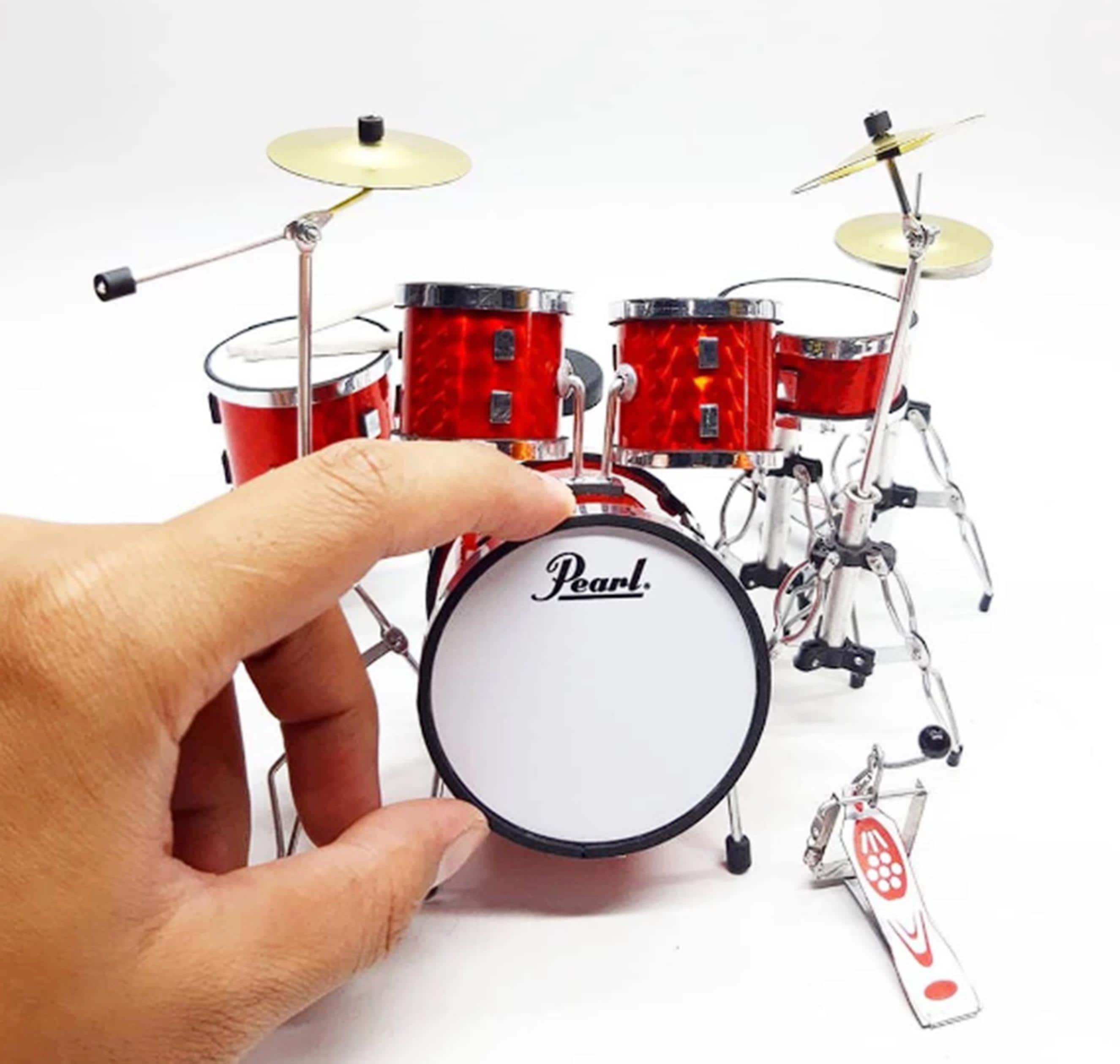 その他 Pearl Drums Fender Miniature Collection Miniature Drum Pearl Red Exclusive 1/12 Scale - Etsy