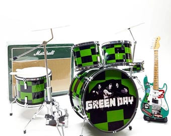 Miniature Drum And Guitar Fender G Dy Plus Sound amplifier 1/6 Scale
