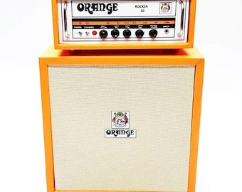 Amplificador de sonido en miniatura naranja de 2 niveles, escala 1/6