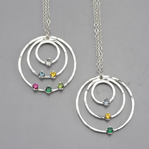 Birthstone Necklace Custom Made 