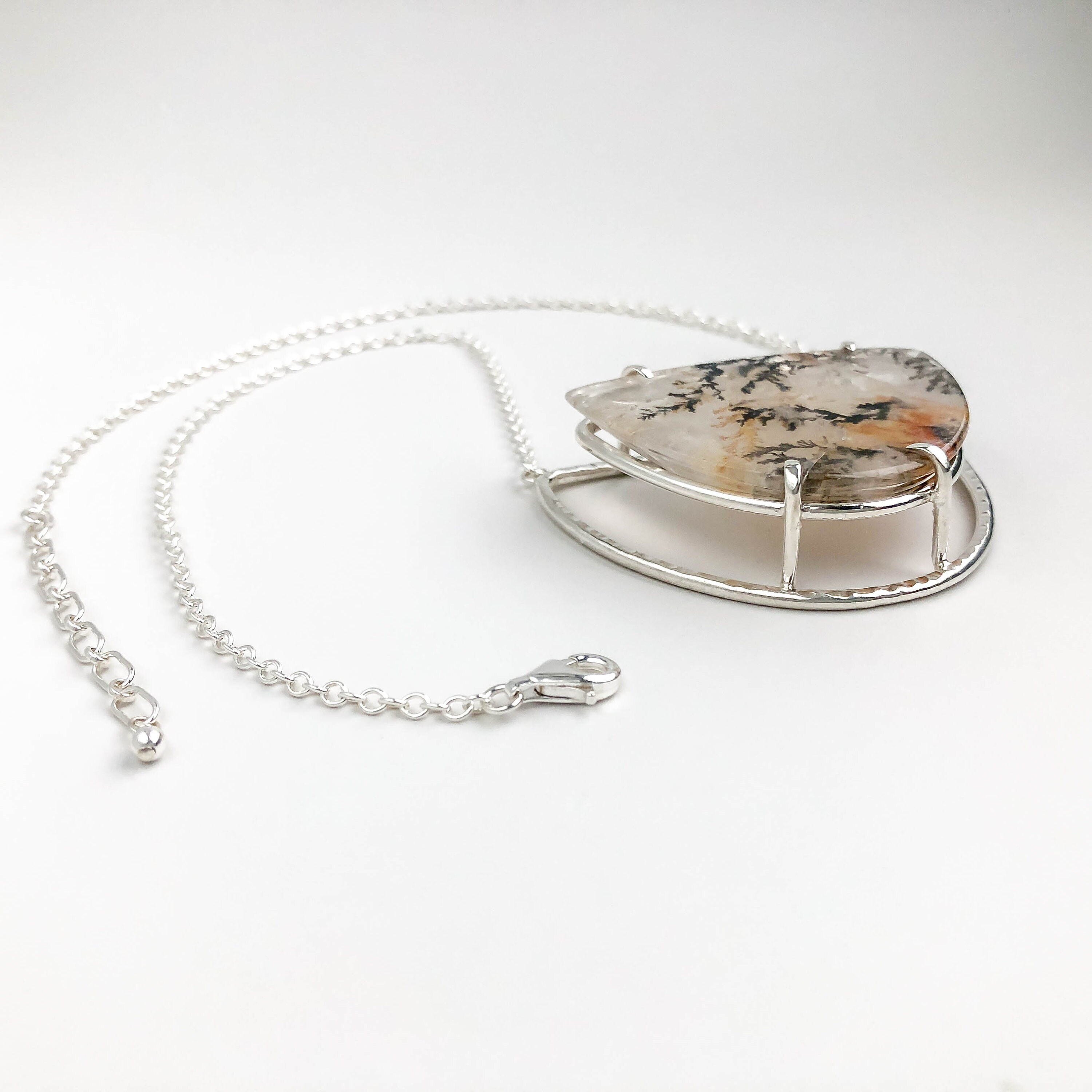 Dendritic Quartz Pendant Necklace