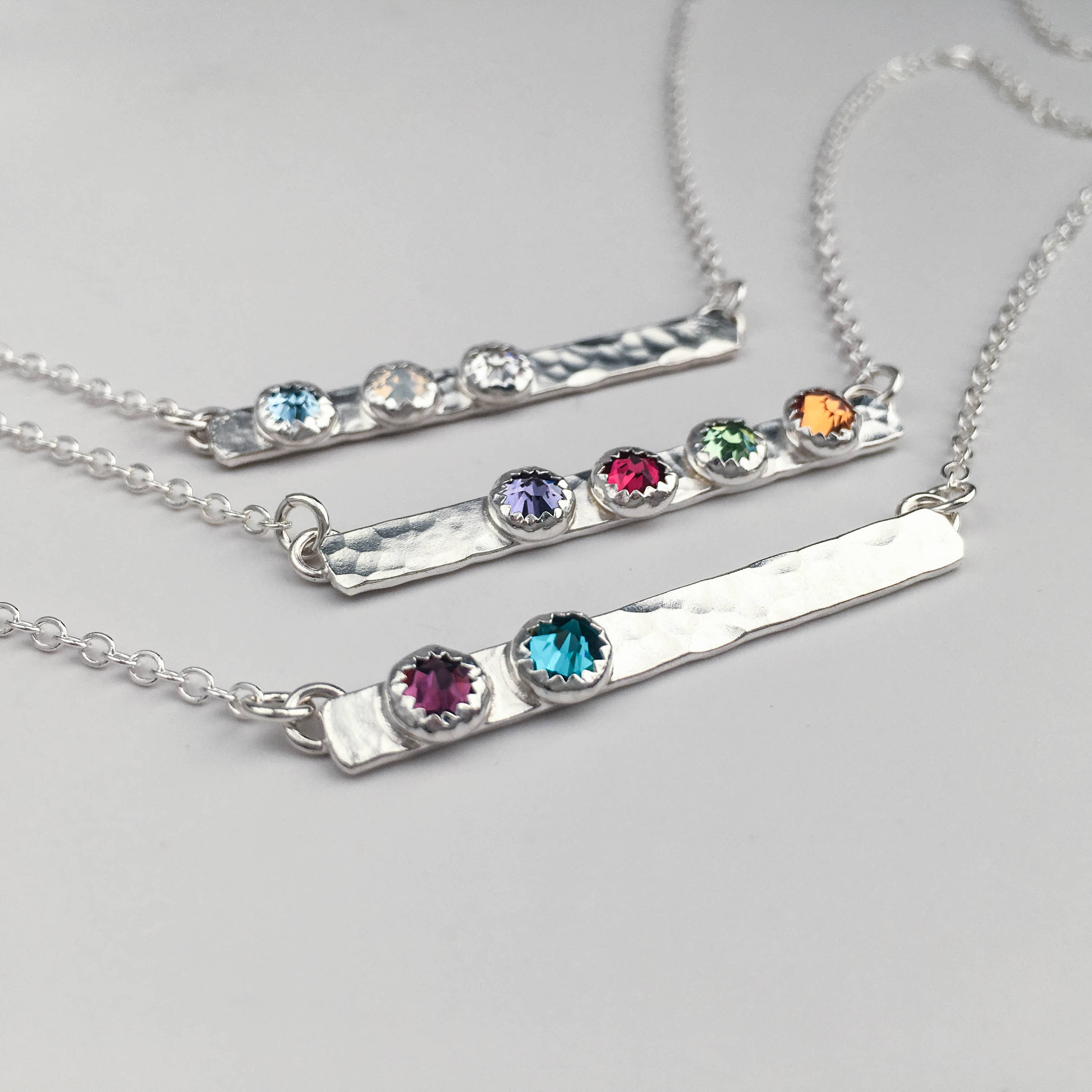 Birthstone Bar Necklace