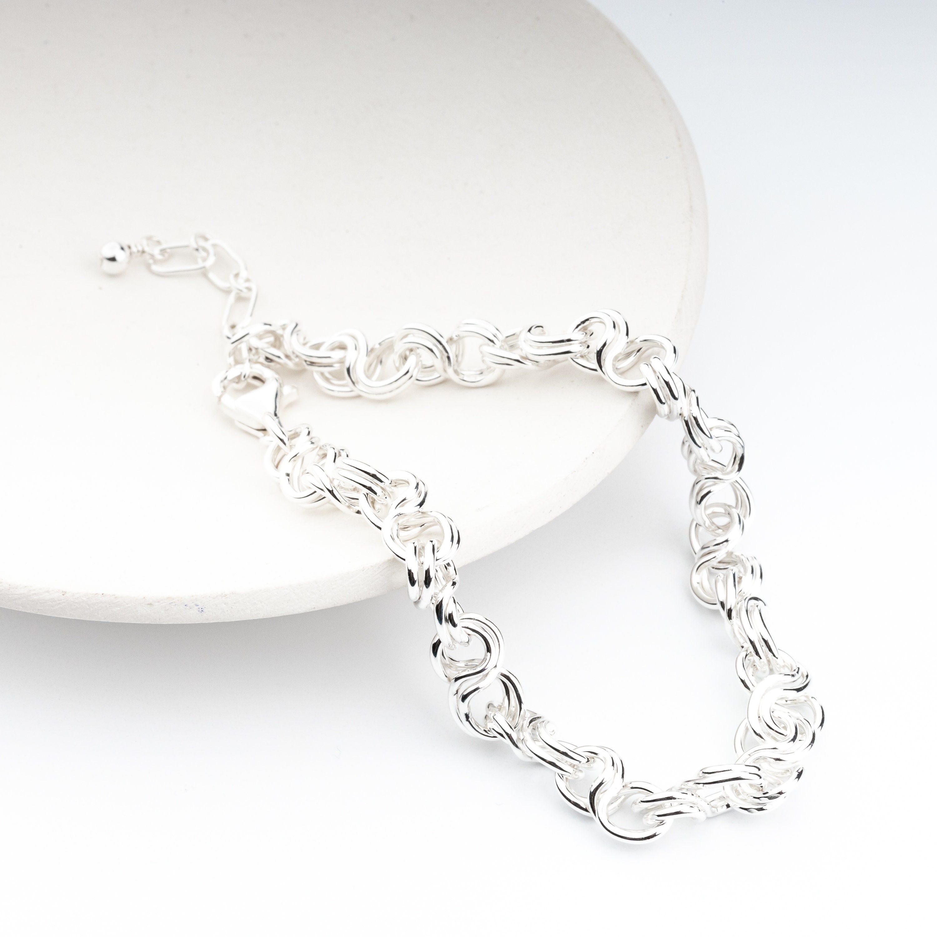 Sterling Silver Handmade Chain Bracelet