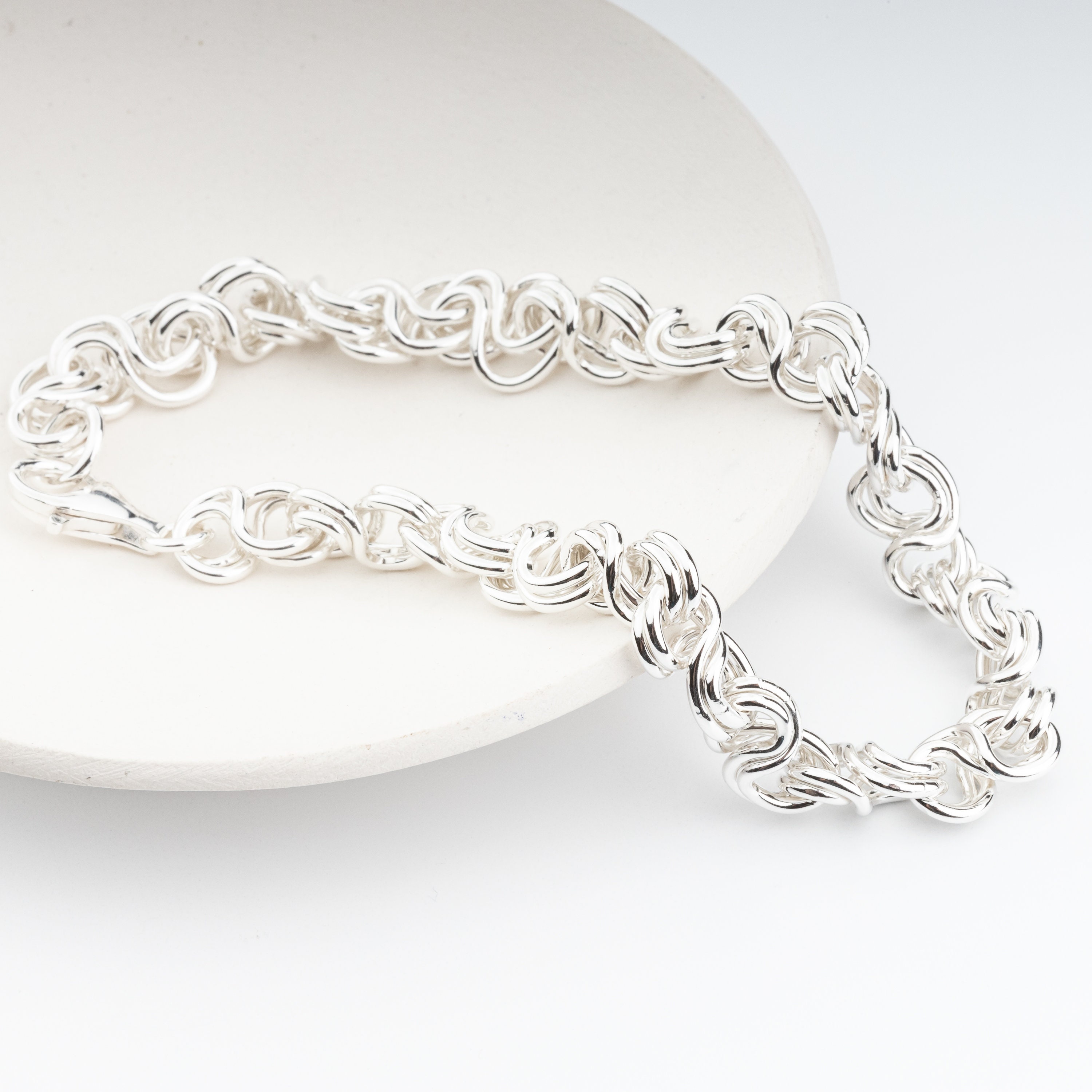 Handmade sterling silver chain Clearance