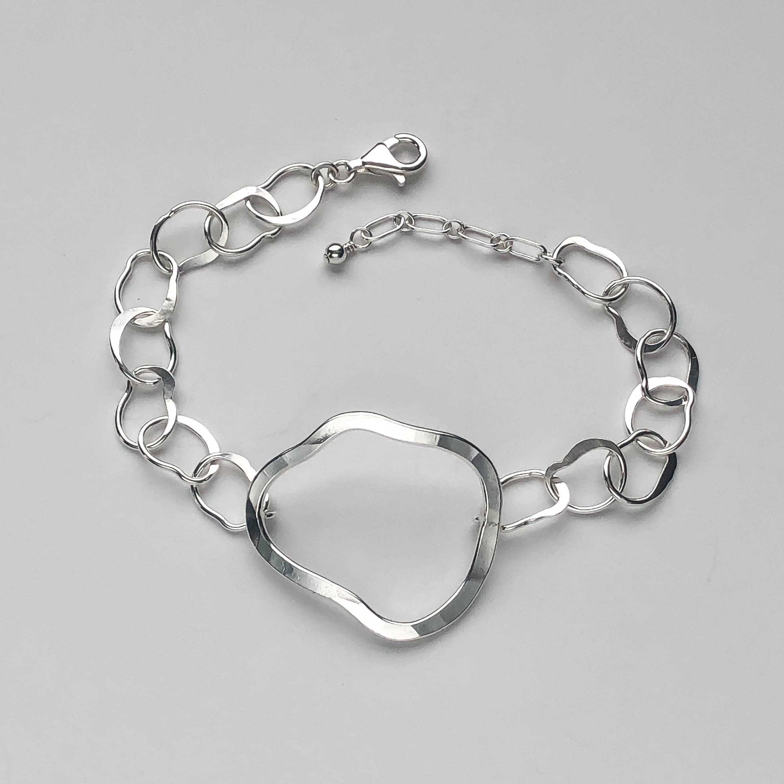 Handmade Sterling Silver Chain Bracelet