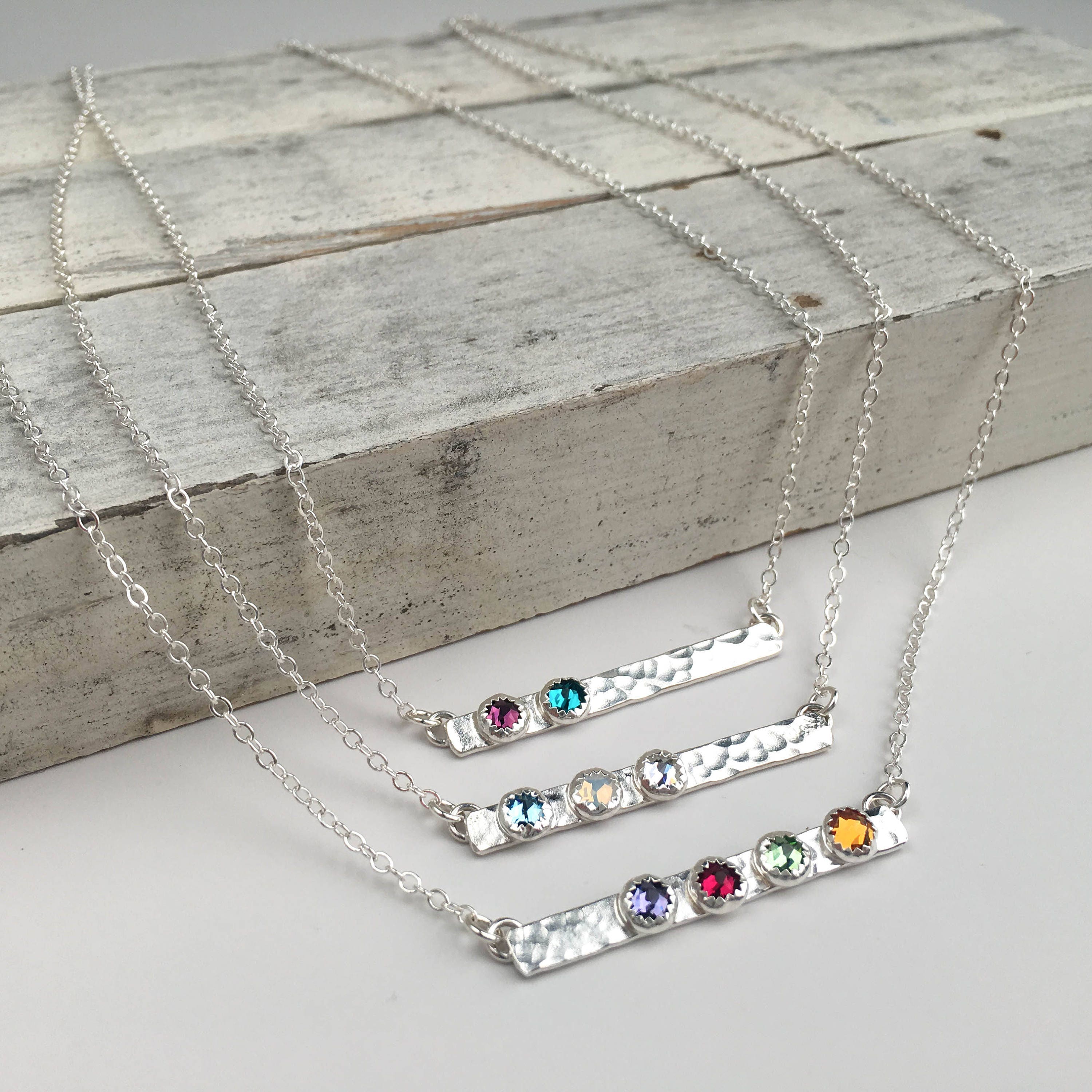 Birthstone Bar Necklace