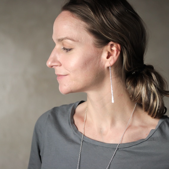 Etsy bar earrings deals