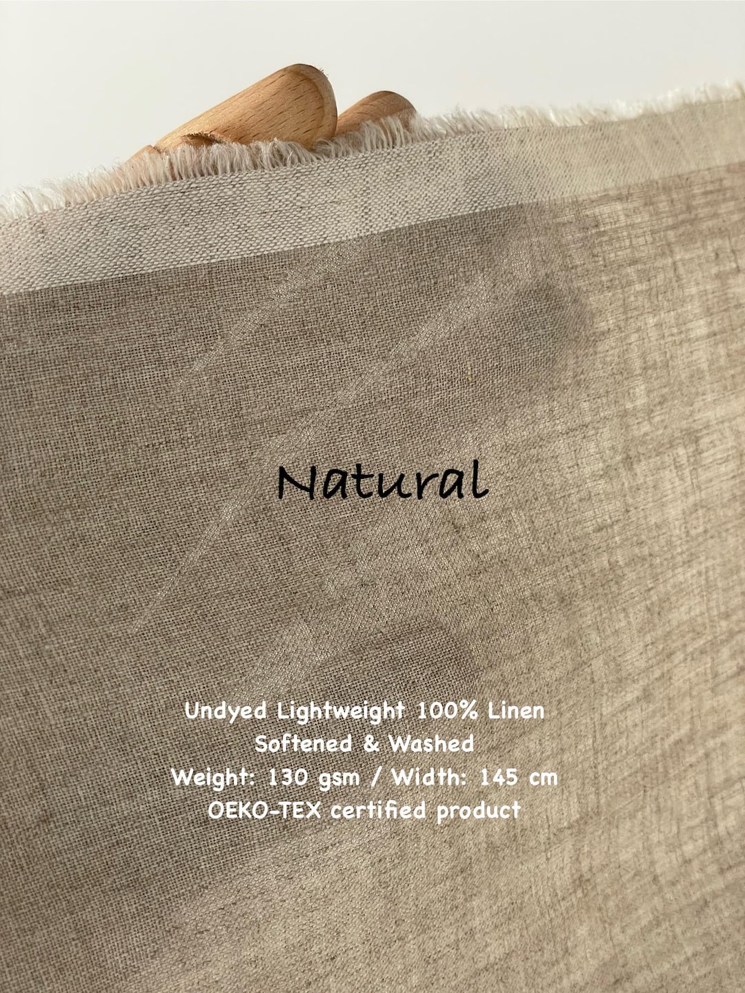 Lightweight Linen 100% Linen Fabric 130 Gsm Lightweight Natural Linen for Clothing & Home ...