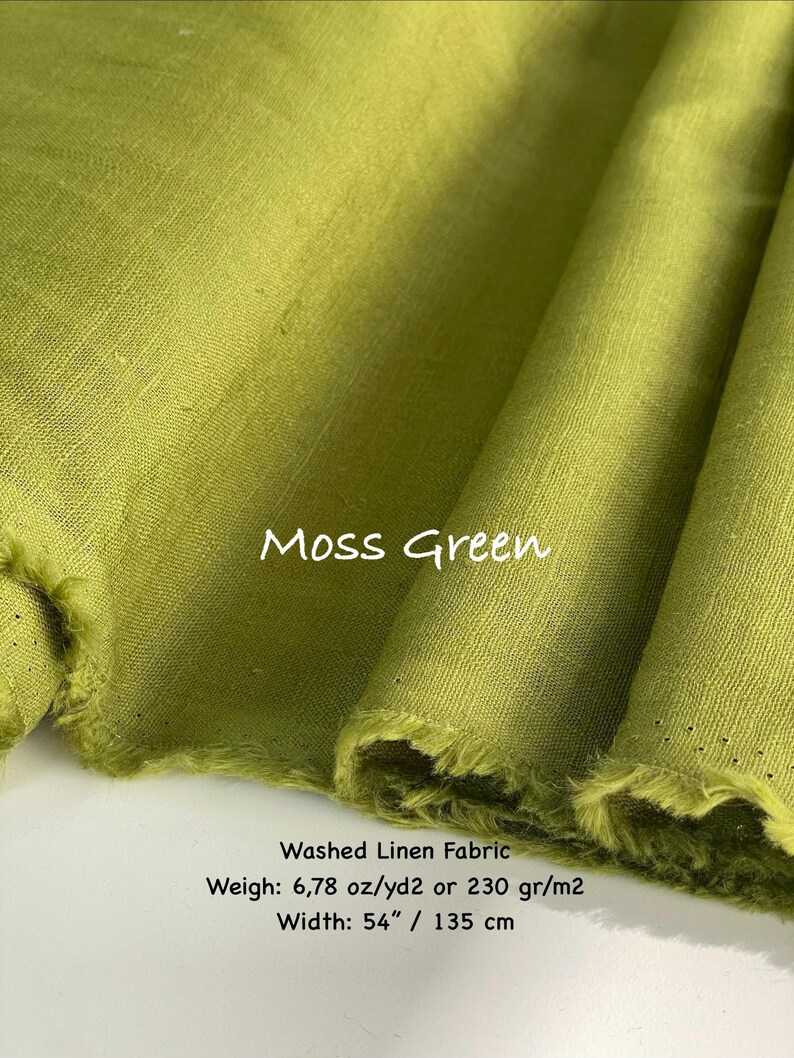 Soft Linen Fabric: Midnight Purple, Washed Flax , Weight 230 GSM - By The Meter image 16