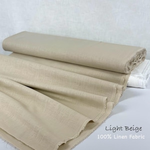 Pure Linen Fabric Purple Colors Pre-Washed Soft Linen Fabric by Yard Meter for Clothes Curtains Quilting Apparel Bedding Table Clothing Flax