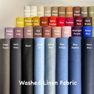 Gewassen 100% linnen stof Zachte linnen stof voor Kleding Woondecoratie Gordijnen Tafel Textiel Ademend Kleding op maat gesneden Gewicht: 230 g/m²