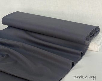 Stone Washed 100% Linen Fabric: 230 GSM, Sewing & Decor
