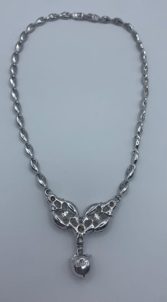 Vintage Bogoff Rhinestone Choker Necklace: 1950s … - image 7