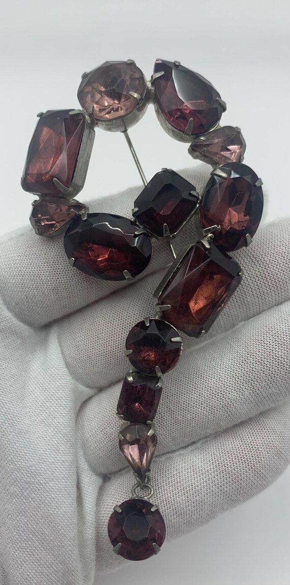 1930s Unsigned Question Mark Brooch - image 4