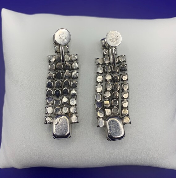 Breathtaking Signed Vintage Kramer Chandelier Ear… - image 8